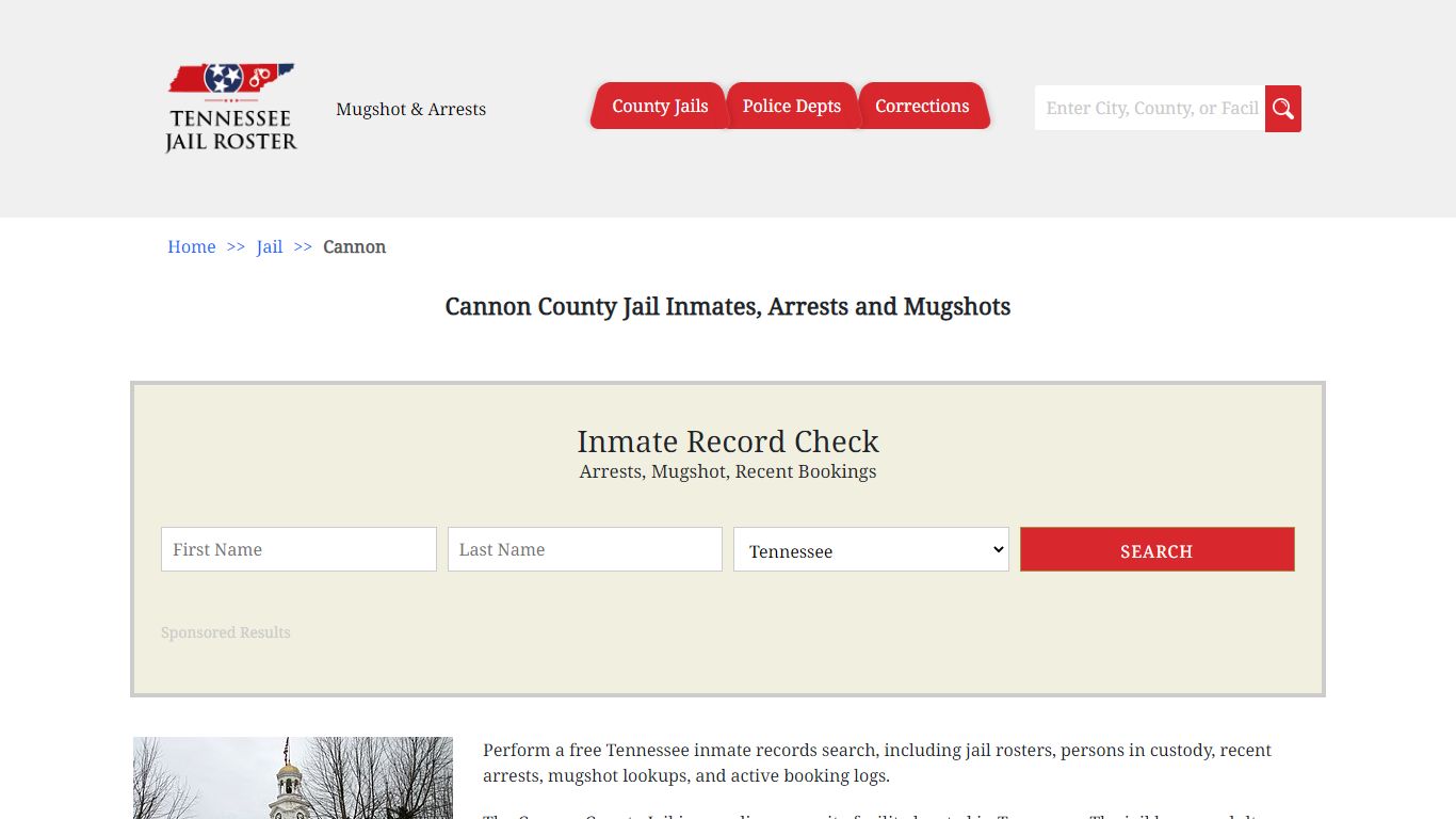 Cannon County Jail Inmates, Arrests and Mugshots